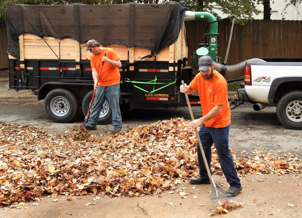 Top-rated yard cleanup service for year-round maintenance in Huntsville, AL by Mow Hawk Lawn Care