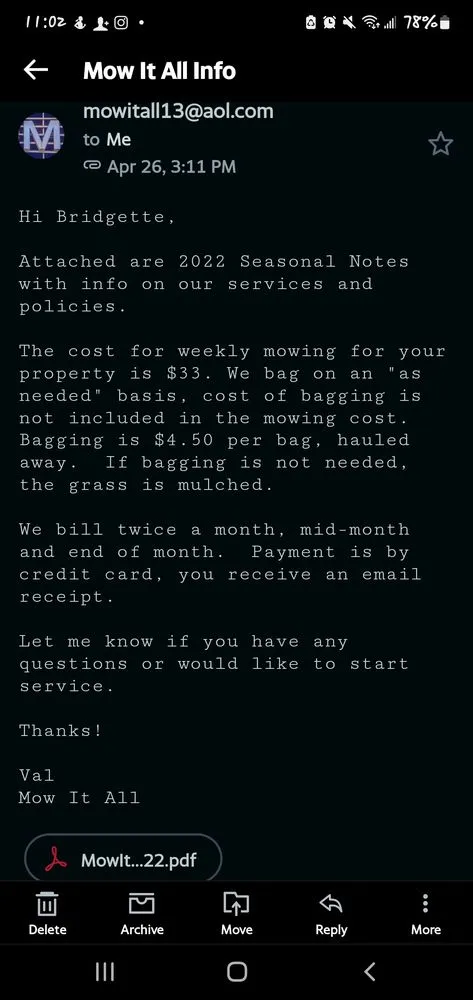 Expert garden landscaping in Naperville, IL by Mow It All