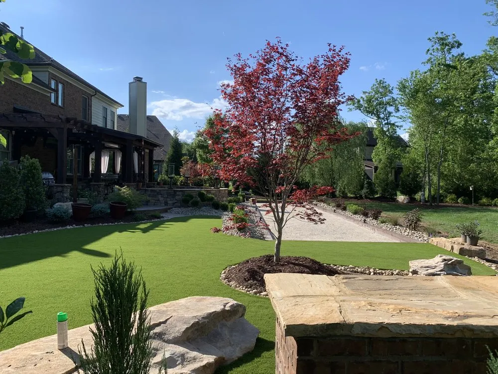 Custom yard cleanup service for year-round maintenance in Thompson's Station, TN by Mow It Today