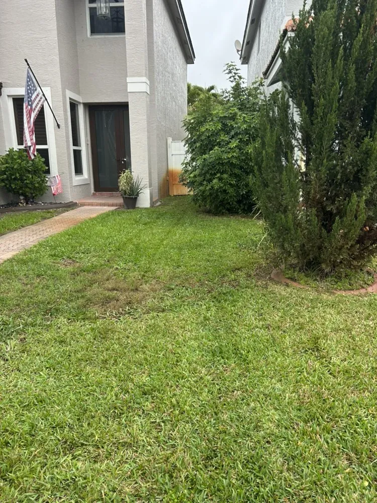 Custom landscape installation in Pembroke Pines, FL - Mow Joe Lawn Care
