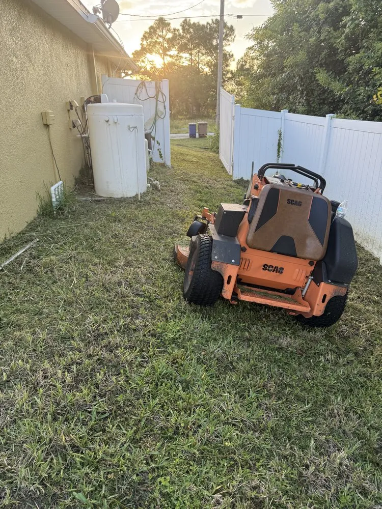 Custom outdoor landscaping in Immokalee, FL by Mow Masters