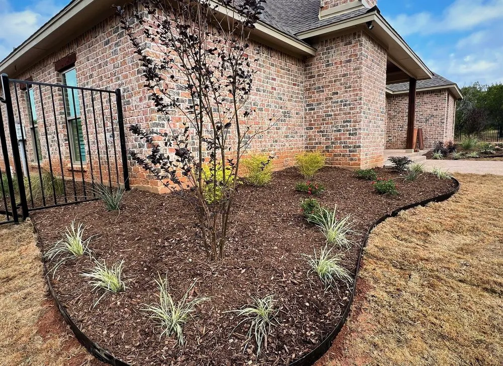 Custom landscape installation in Ennis, TX - Mow Pro's