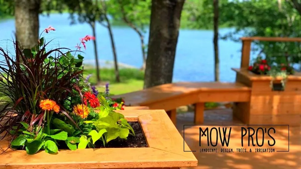 Local outdoor landscaping for year-round maintenance in Ennis, TX by Mow Pro's