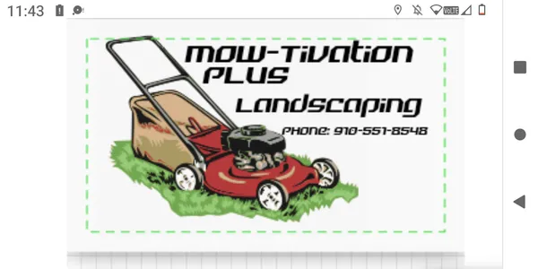 Mow Tivation Plus Landscaping Logo