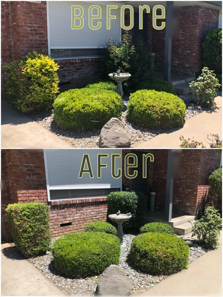 Custom yard cleanup service with custom design across Modesto, CA - Mow-Town Lawn Care and Clean-out services