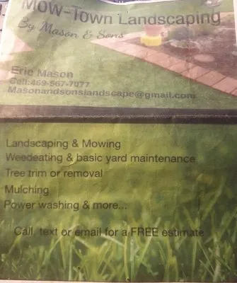 Mow Town Lawn Care Services Logo