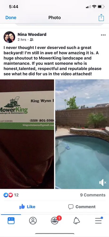 Local residential landscaping experts serving Fresno, CA - Mower King