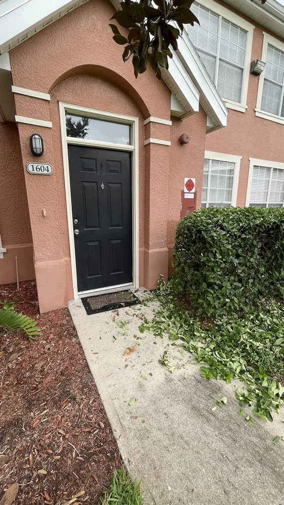 Expert yard cleanup service for residential properties in Orlando, FL by Mower Men