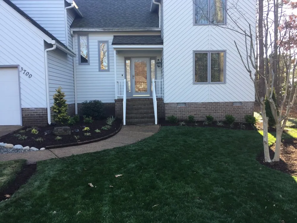Top-rated yard cleanup service with custom design in Richmond, VA by MowHawks