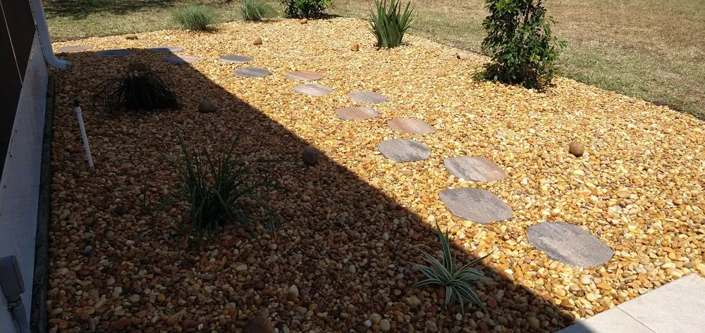 Affordable yard maintenance with custom design in Spring Hill, FL by Mowing America 