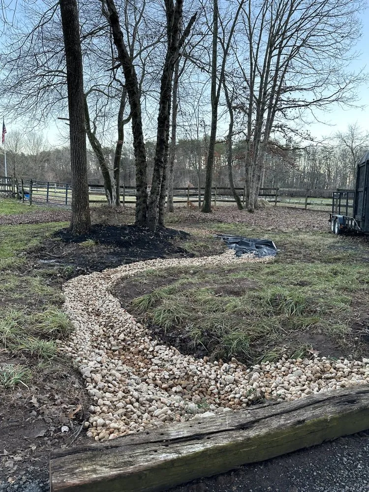 Professional outdoor landscaping in Nokesville, VA by Mowing Matters