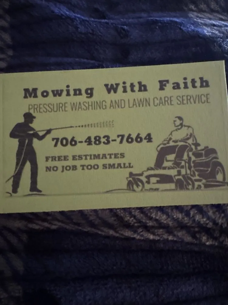 Reliable yard maintenance in Calhoun, GA - Mowing With Faith