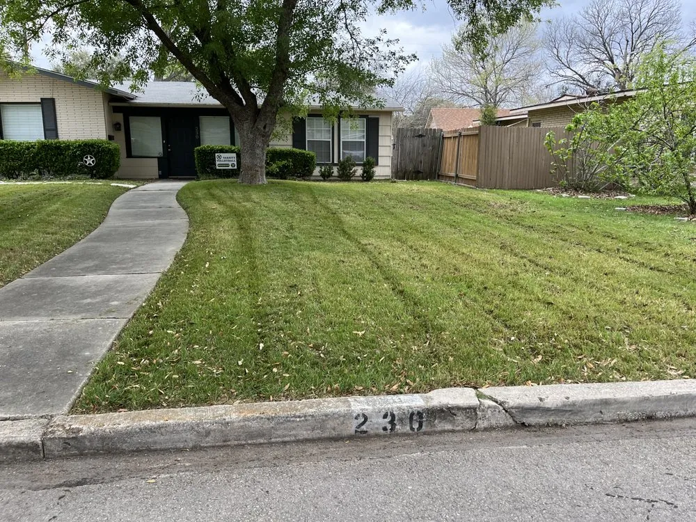 Local lawn mowing service near you in Terrell Hills, TX by Mowjoe