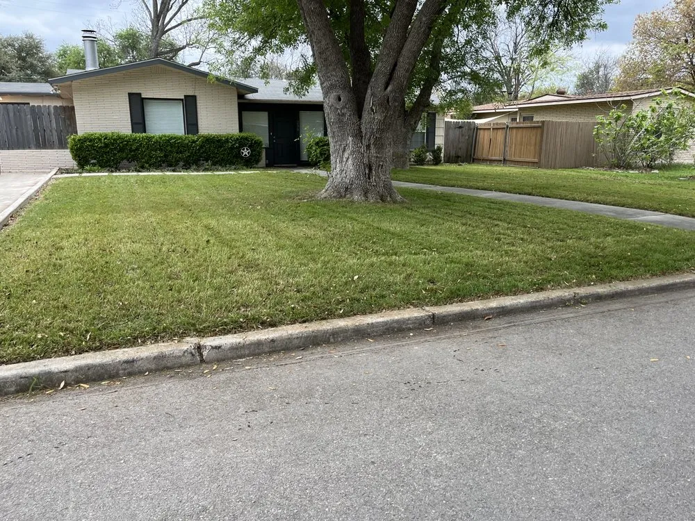 Top-rated landscape installation in Terrell Hills, TX by Mowjoe