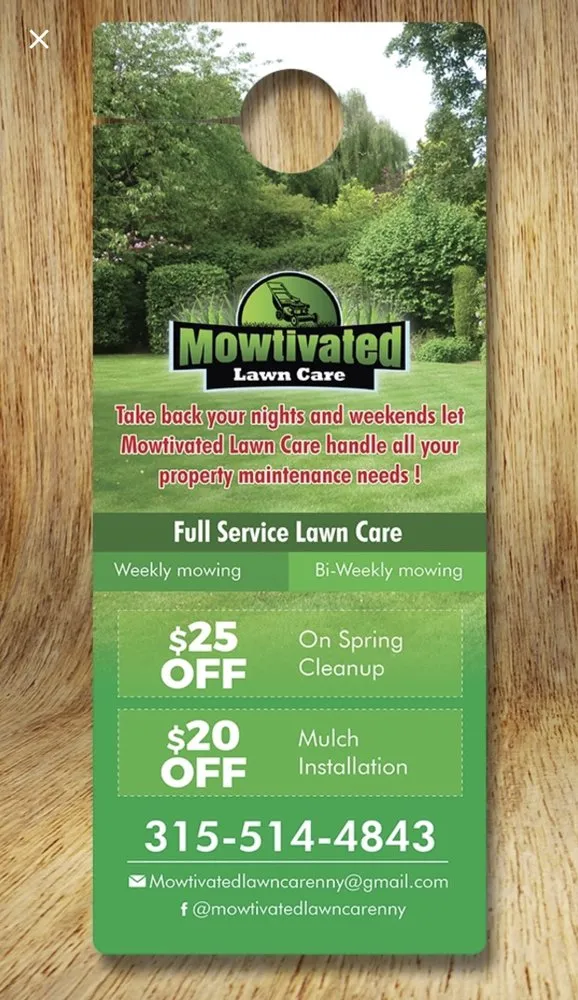 Local lawn mowing service for residential properties across Massena, NY - Mowtivated Lawn Care