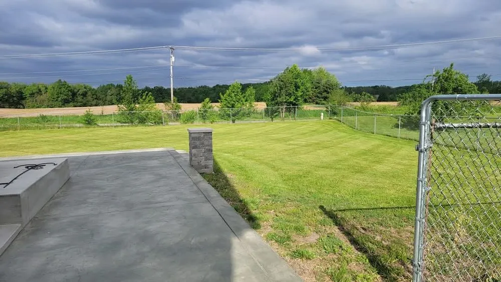 Custom outdoor landscaping in North Liberty, IN by Mowtivated Lawn Care