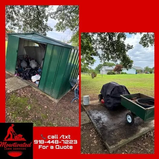 Custom garden landscaping for year-round maintenance across McAlester, OK - Mowtivated Lawn Services