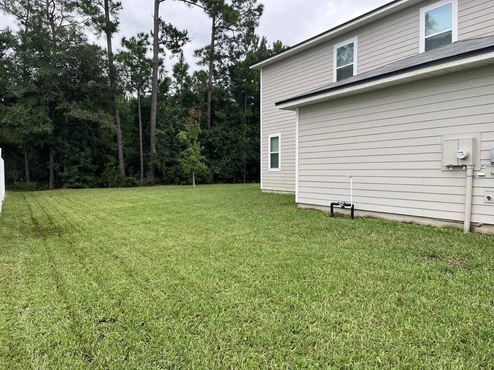 Custom yard cleanup service for beautiful yards in Jacksonville, FL by Mowtown Cutz