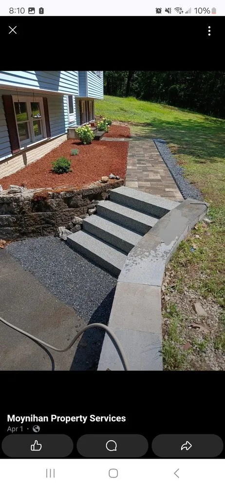 Professional residential landscaping in Ashburnham, MA by Moynihan Property Services