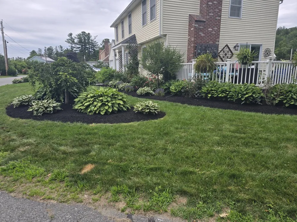 Professional garden landscaping in Ashburnham, MA by Moynihan Property Services