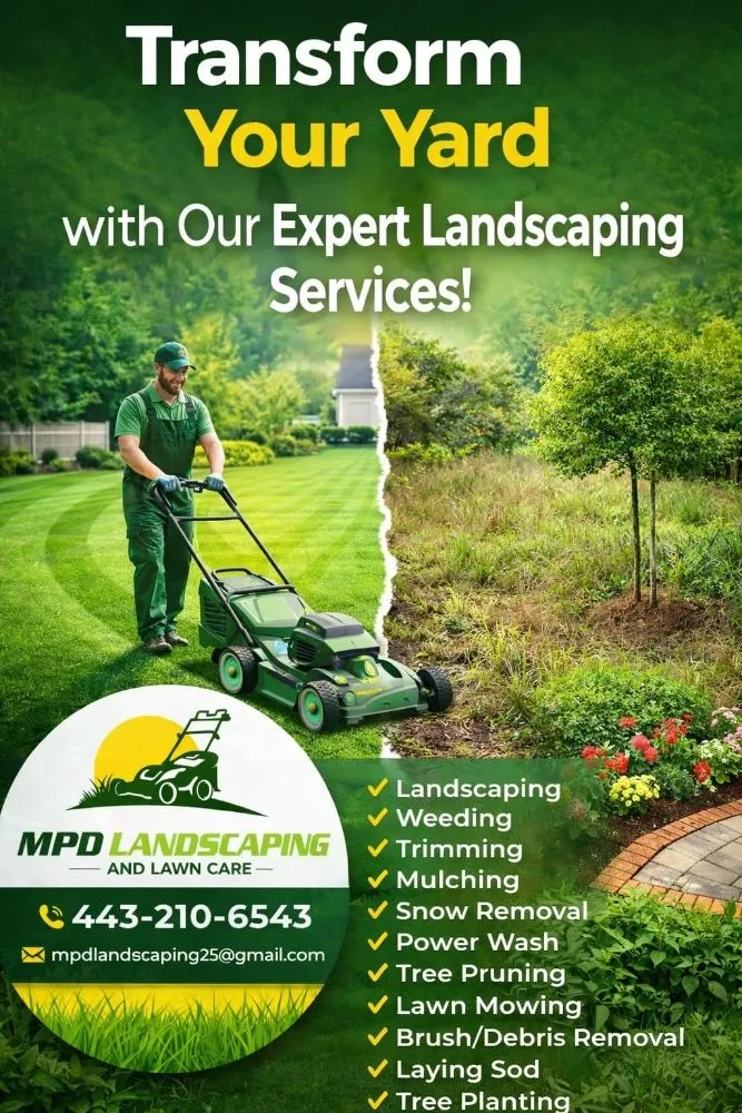 Local lawn mowing service for beautiful yards in Easton, MD by MPD Landscaping And Lawn Mowing