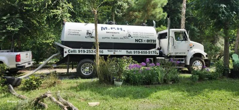Trusted yard maintenance with custom design in Mount Olive, NC by MPH Driveways & Septic Tanks
