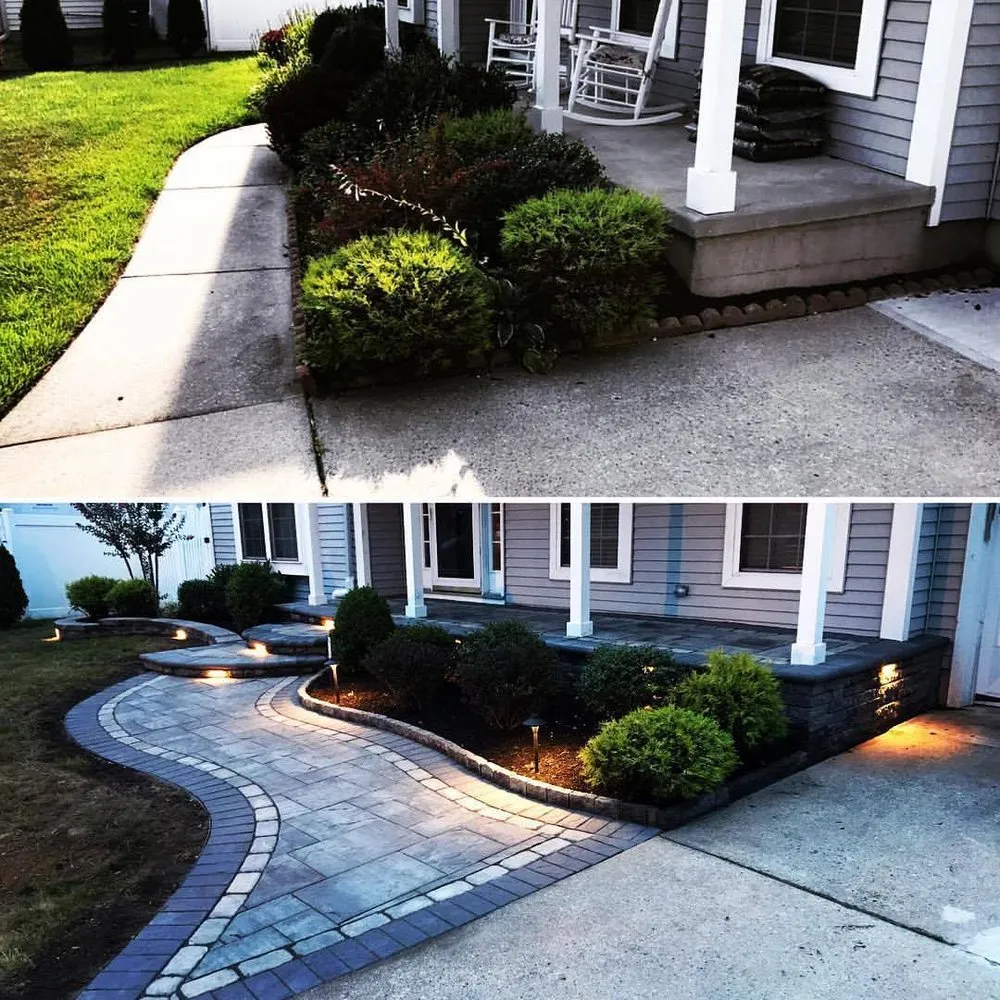 Expert outdoor landscaping for residential properties in Marlton, NJ by MPM Landscaping & Design
