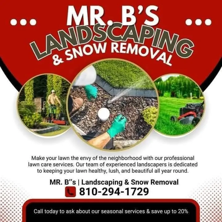 Local yard cleanup service in Port Huron, MI by Mr. B's Landscaping and Snow Plowing