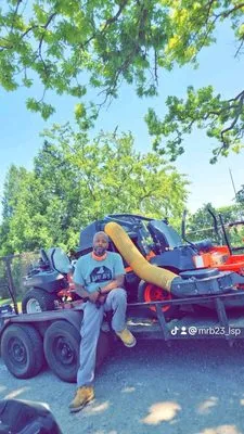 Mr. B's Landscaping and Snow Plowing Logo