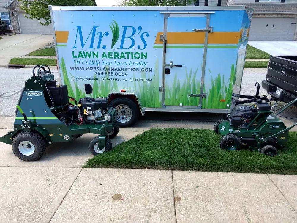 Reliable lawn care service in West Lafayette, IN by Mr B's Lawn Aeration