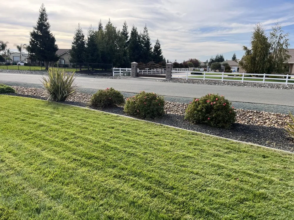 Professional landscape design for residential properties in Stockton, CA by Mr. B’s Pressure Washing Service