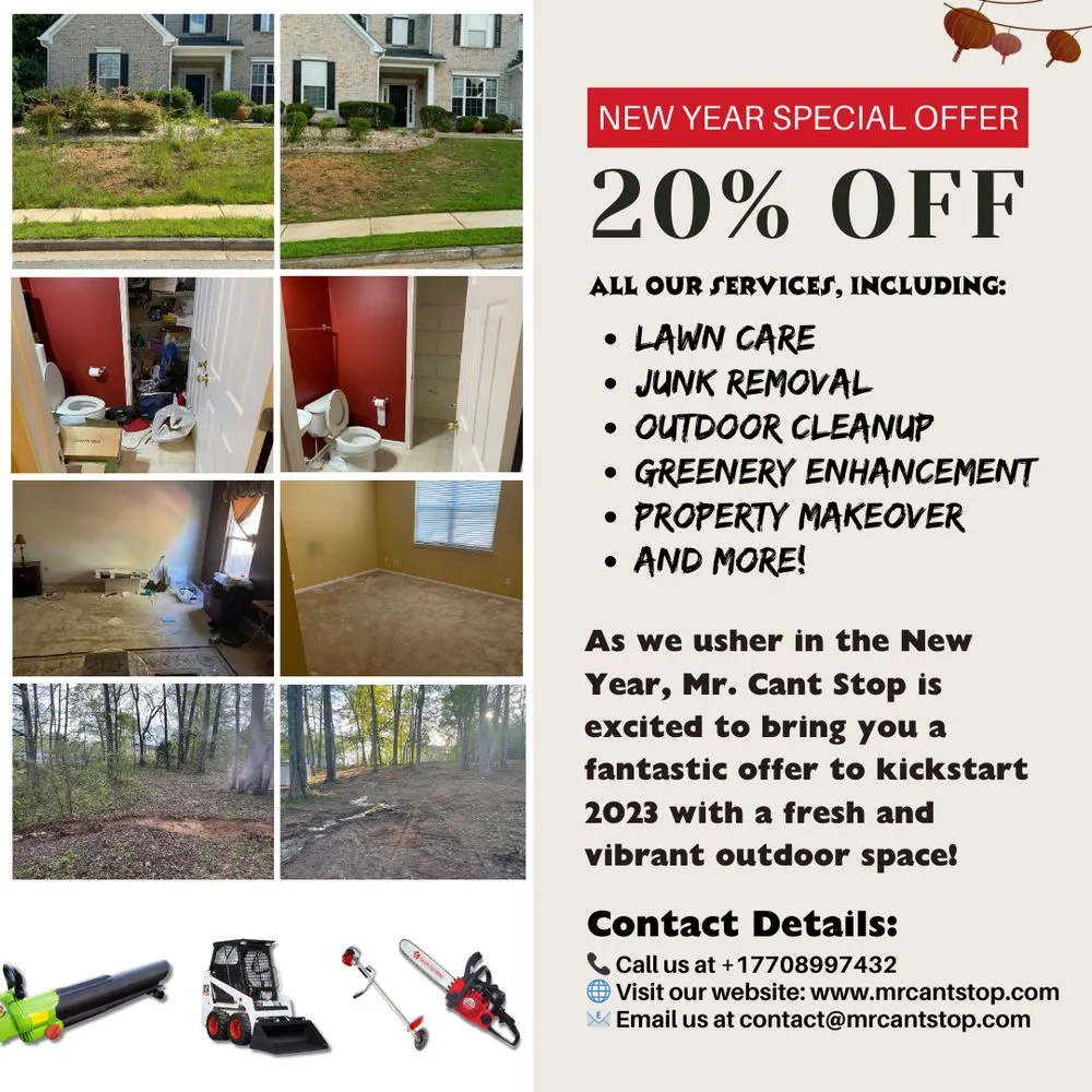 Professional garden landscaping in Lithia Springs, GA by Mr Cant Stop