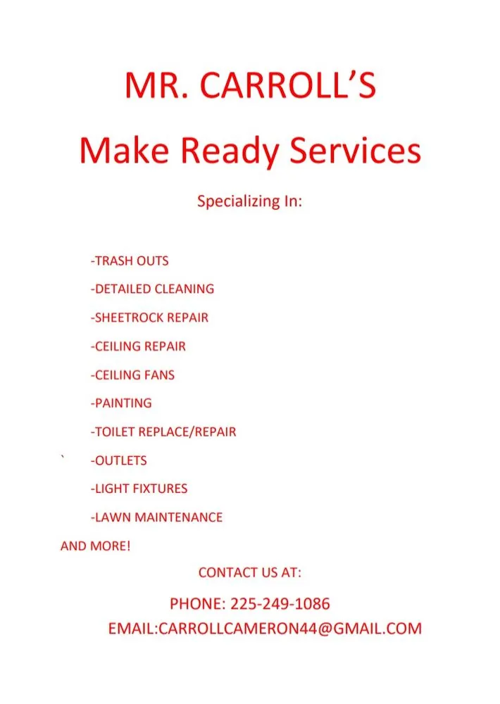 Custom garden landscaping experts serving Lafayette, LA - Mr Carroll’s Make Ready Services