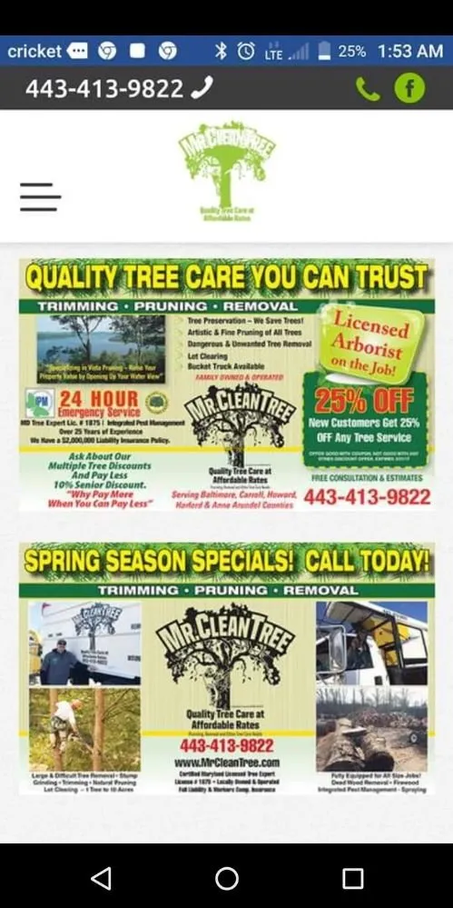 Custom garden landscaping experts serving Owings Mill, MD - Mr Clean Tree
