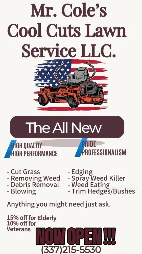 Affordable residential landscaping in Sulphur, LA - Mr Cole Cool Cuts Lawn Care Service