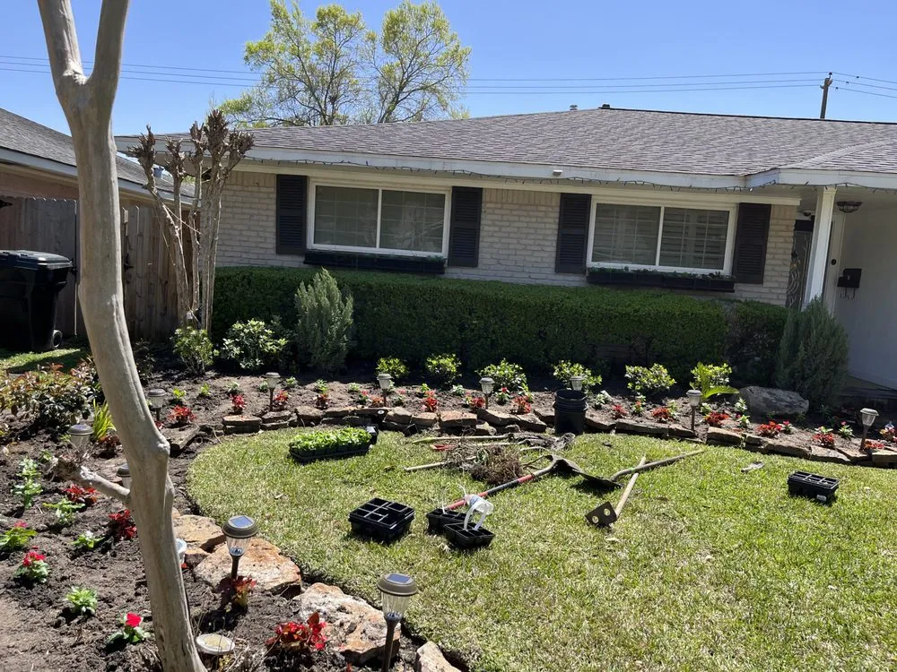 Trusted landscape installation for homes across Stafford, TX - MR Concrete and Landscaping