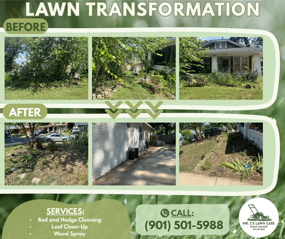 Expert outdoor landscaping in Memphis, TN - Mr C's Lawn Care