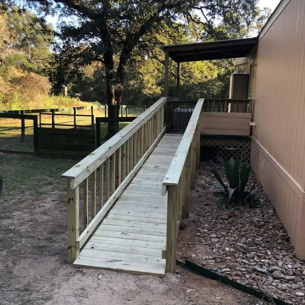 Professional outdoor landscaping with custom design across Alleyton, TX - Mr Fitz It Handyman Service