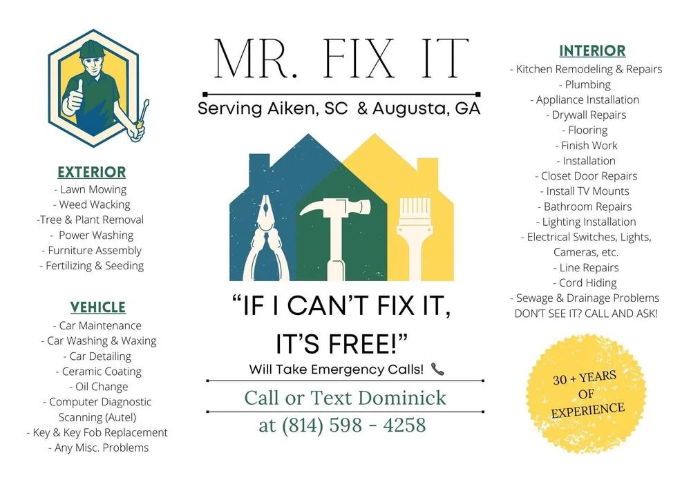 Custom lawn care service with custom design in Graniteville, SC by Mr Fix It Original