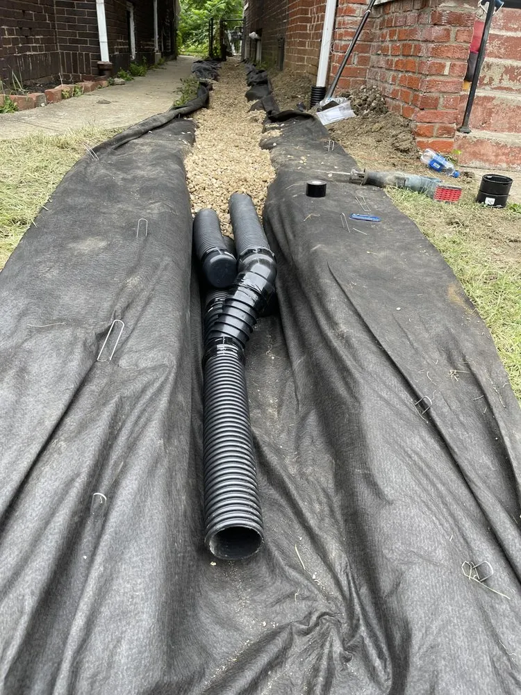 Affordable landscape design for homes in Columbus, OH by Mr French Drain