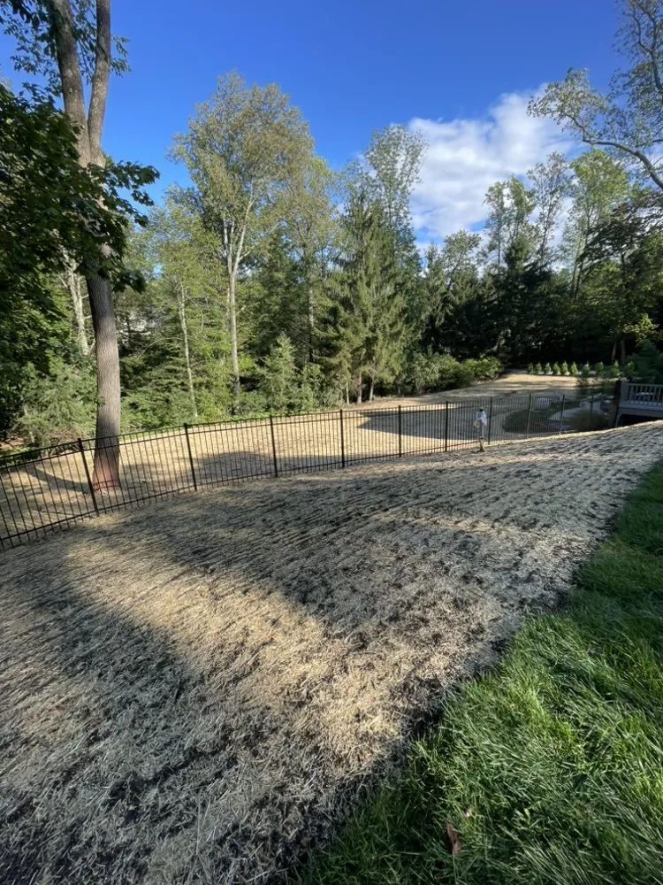 Custom landscape design with custom design in Summit, NJ by MR Goat Service