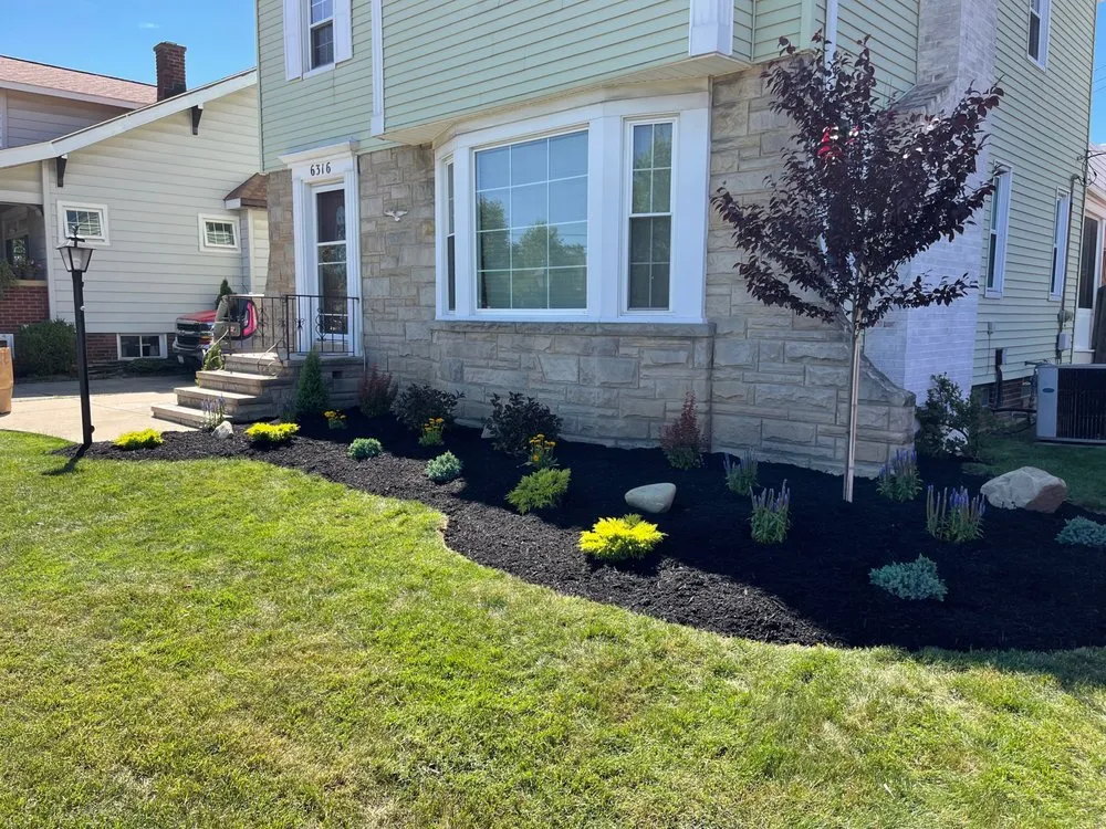 Custom landscape design with custom design across Cleveland, OH - Mr Good Job Landscaping