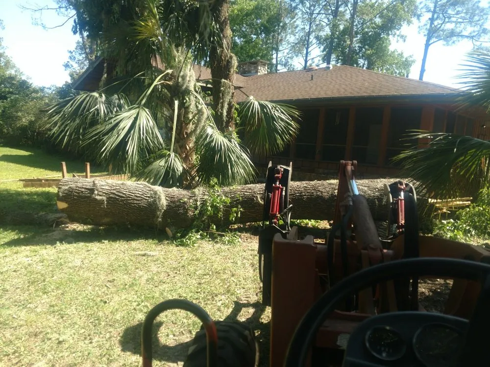 Local garden landscaping for year-round maintenance in Gainesville, FL by Mr. I.M. Log'n