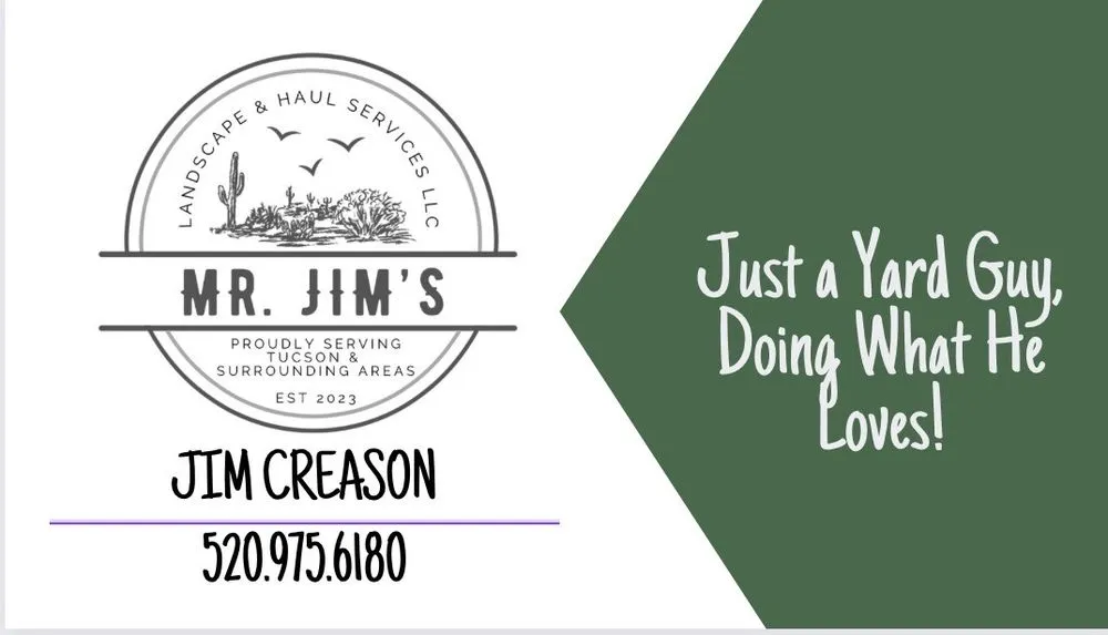 Reliable residential landscaping for homes across Vail, AZ - Mr Jim’s Landscape & Haul Services