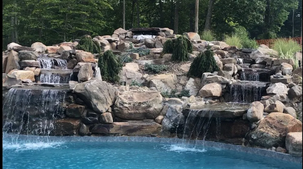 Professional landscape installation in Chestnut Ridge, NY by Mr. Landscape