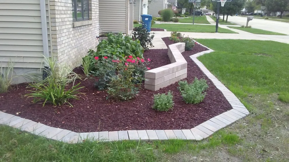 Affordable garden landscaping with custom design across Bourbonnais, IL - MR Landscape Construction