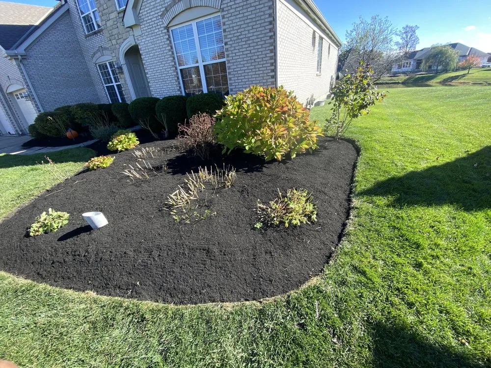 Custom landscape installation for homes in West Chester Township, OH by M&R Landscaping