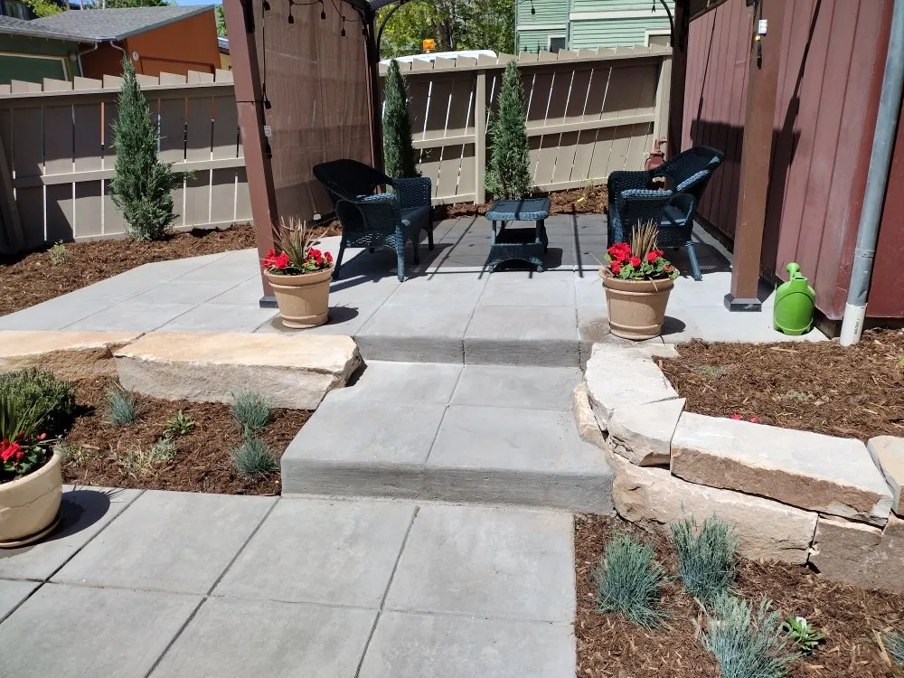 Expert garden landscaping with custom design across Longmont, CO - M.R. Lawn Services