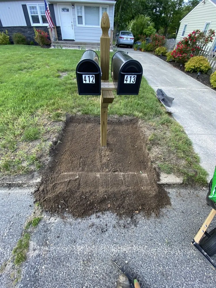 Local landscape installation in Magnolia, DE - mr lawns