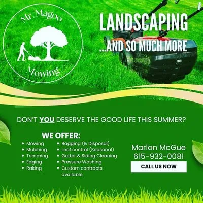Mr Magoos Mowing Logo